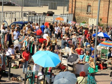 The second flea market at Spīķeri