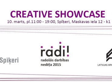 Spīķeros notiks radošo industriju forums “Creative Showcase”