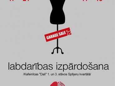 Spīķeru kvartālā piektdien un sestdien notiks labdarības akcija “Garage Sale”